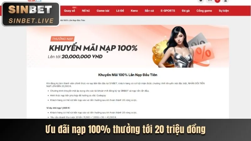 Tiền thưởng chào mừng f168s